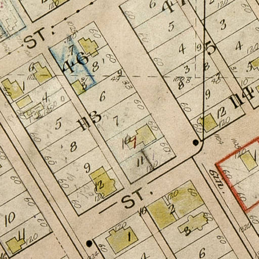 1905 Baist Real Estate Map of Block 113